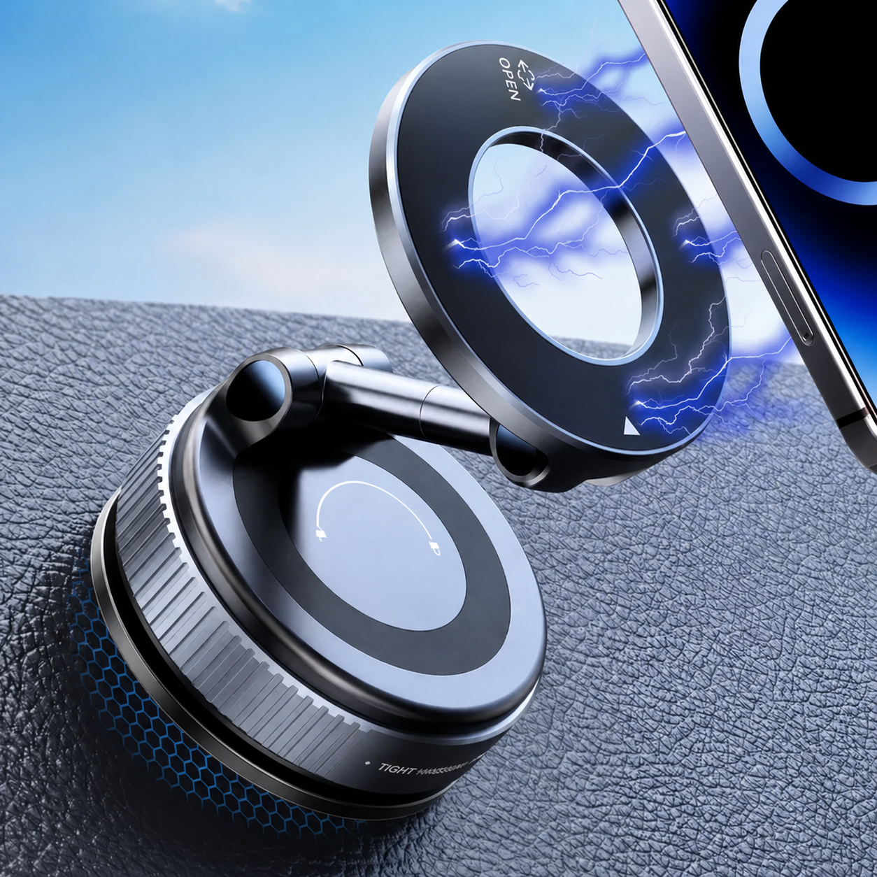 Zyvlor Foldable Magnetic Car Phone Holder